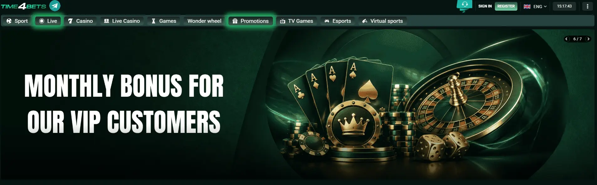 Time4Bets Live Casino: Evening Tables and Shows